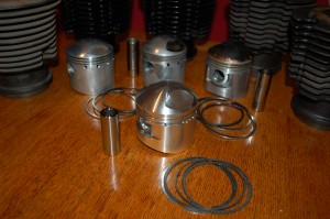Sunbeam pistons and cylinders