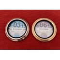 Tax disk or tax disc holder - Unplated brass